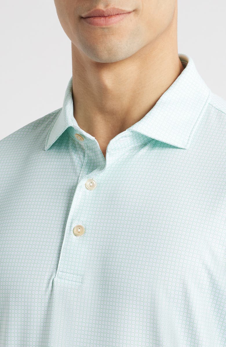 Orbit Microprint Performance Jersey Polo
