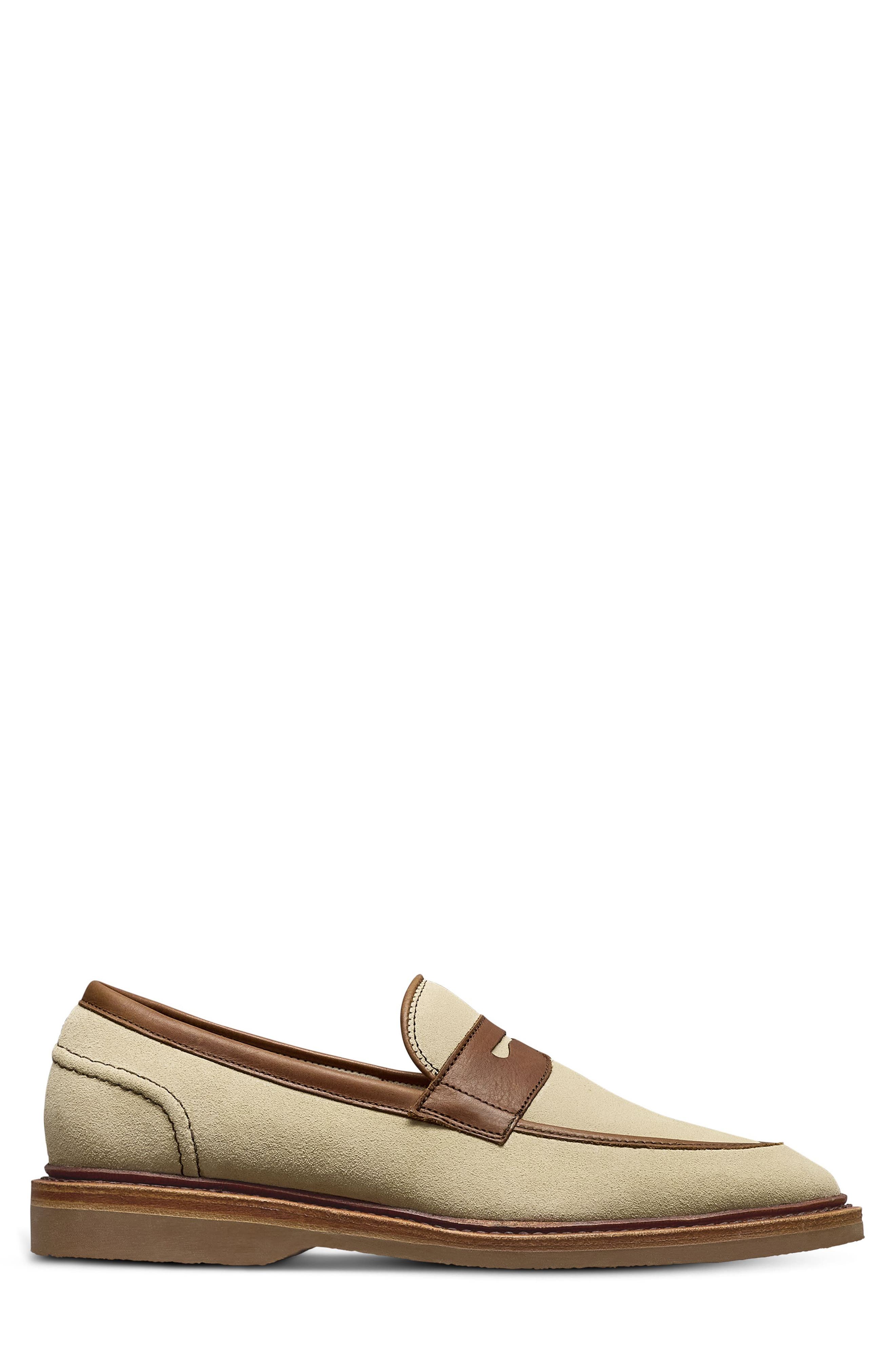 Allen Edmonds Randolph Verse Penny Loafer, Alternate, color, Sand/ Chili