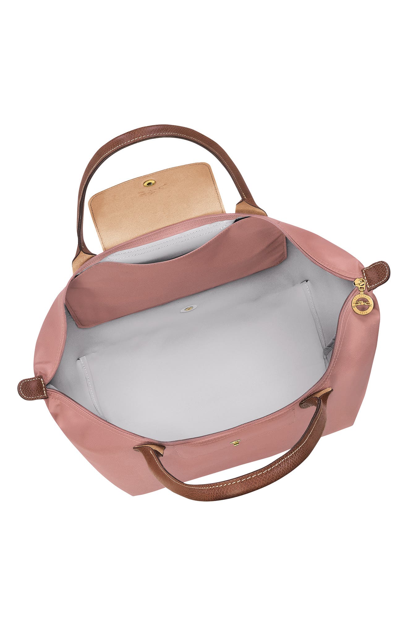 Large Le Pliage Tote, Alternate, color, PINK TEA