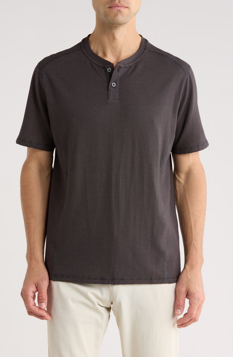 Tommy Bahama Weekend Player IslandZone<sup>®</sup> Henley, Main, color, Black