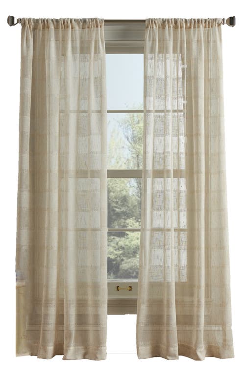 Dkny Shoreline Set Of 2 Curtain Panels In Linen