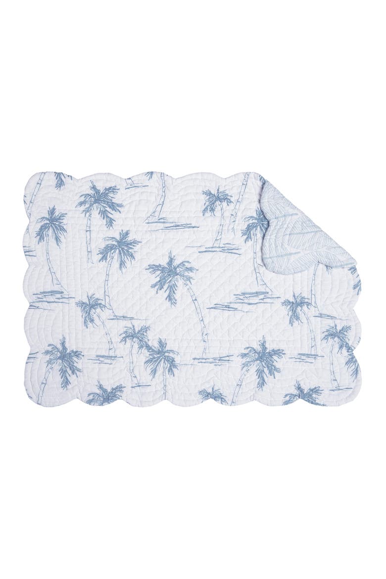 Blue Paradise Placemat Collection Sets of 6, Alternate, color, Blue