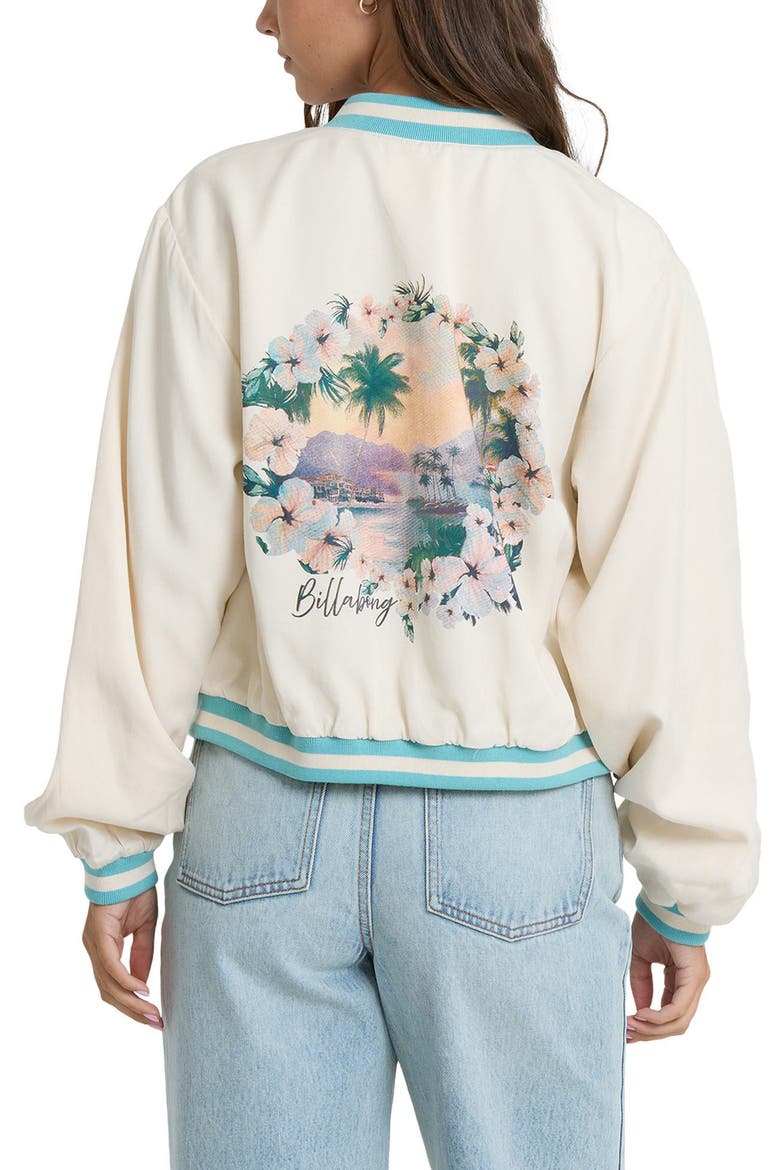 Sea Friends Bomber Jacket, Alternate, color, WHITE CAP