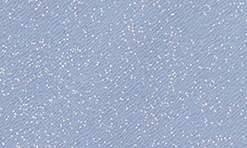 Sl Fashions Glitter Flutter Sleeve Gown In Periwinkle