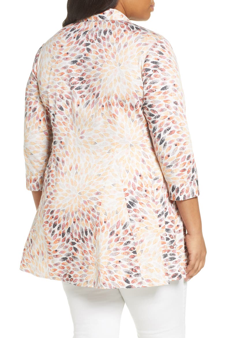 Morning Burst Shirt Jacket, Alternate, color, ORANGE MULTI