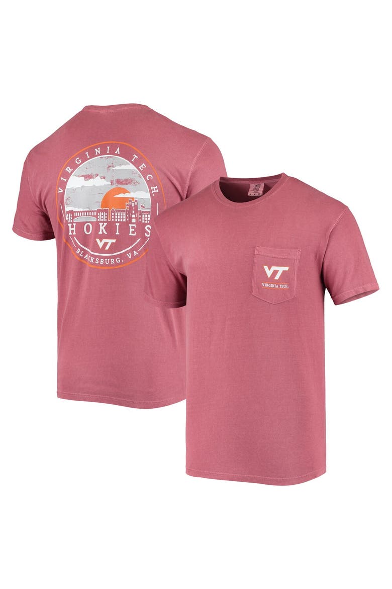 Men's Maroon Virginia Tech Hokies Circle Campus Scene T-Shirt, Alternate, color, Maroon