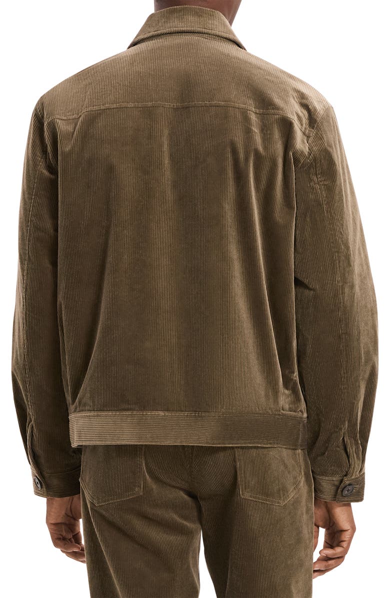 Theory Perfect Corduroy Button-Up Jacket, Alternate, color, Tarmac