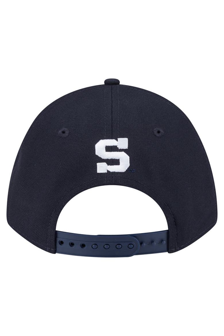 Men's New Era Navy Penn State Nittany Lions Team Collective 9FORTY M-Crown Adjustable Hat, Alternate, color, Navy