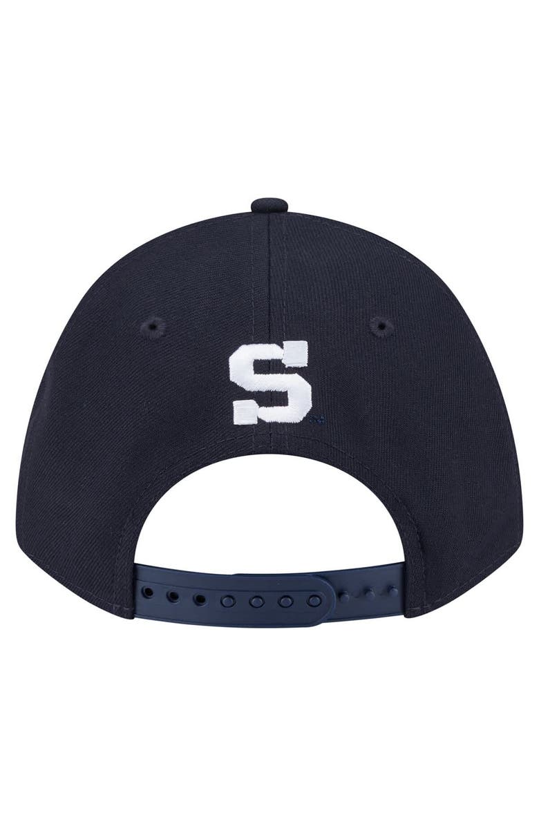 New Era Men's New Era Navy Penn State Nittany Lions Team Collective 9FORTY M-Crown Adjustable Hat, Alternate, color, Navy