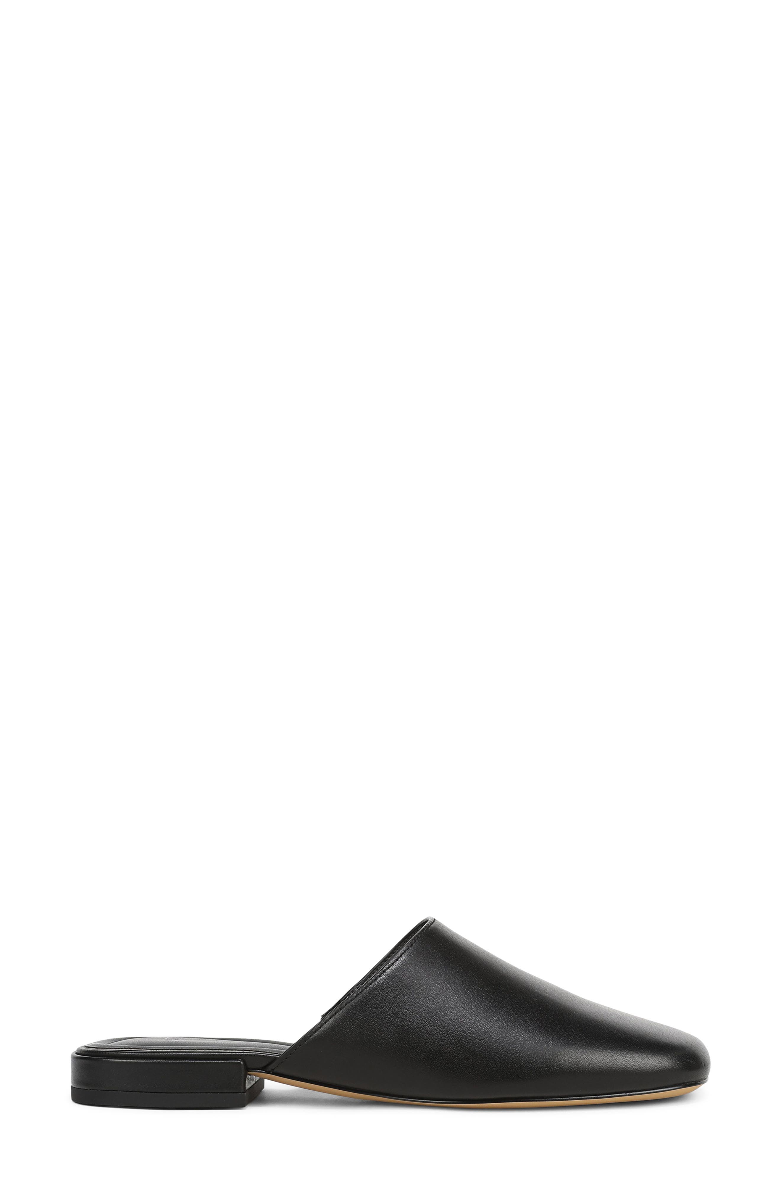 Olena Mule, Alternate, color, BLACK LEATHER