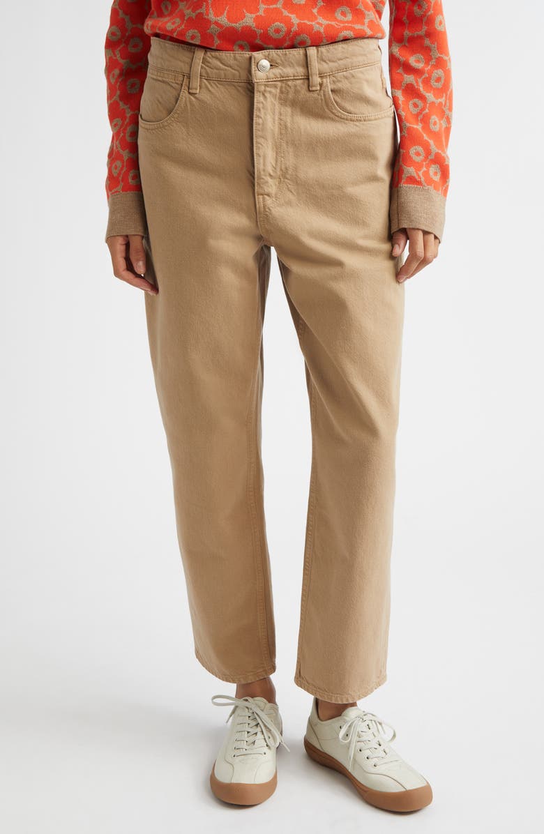 Marimekko Maridenim Barrel Jeans, Main, color, Brown