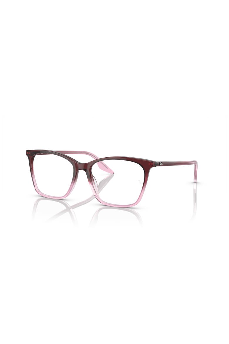 52mm Cat Eye optical glasses, Main, color, Red