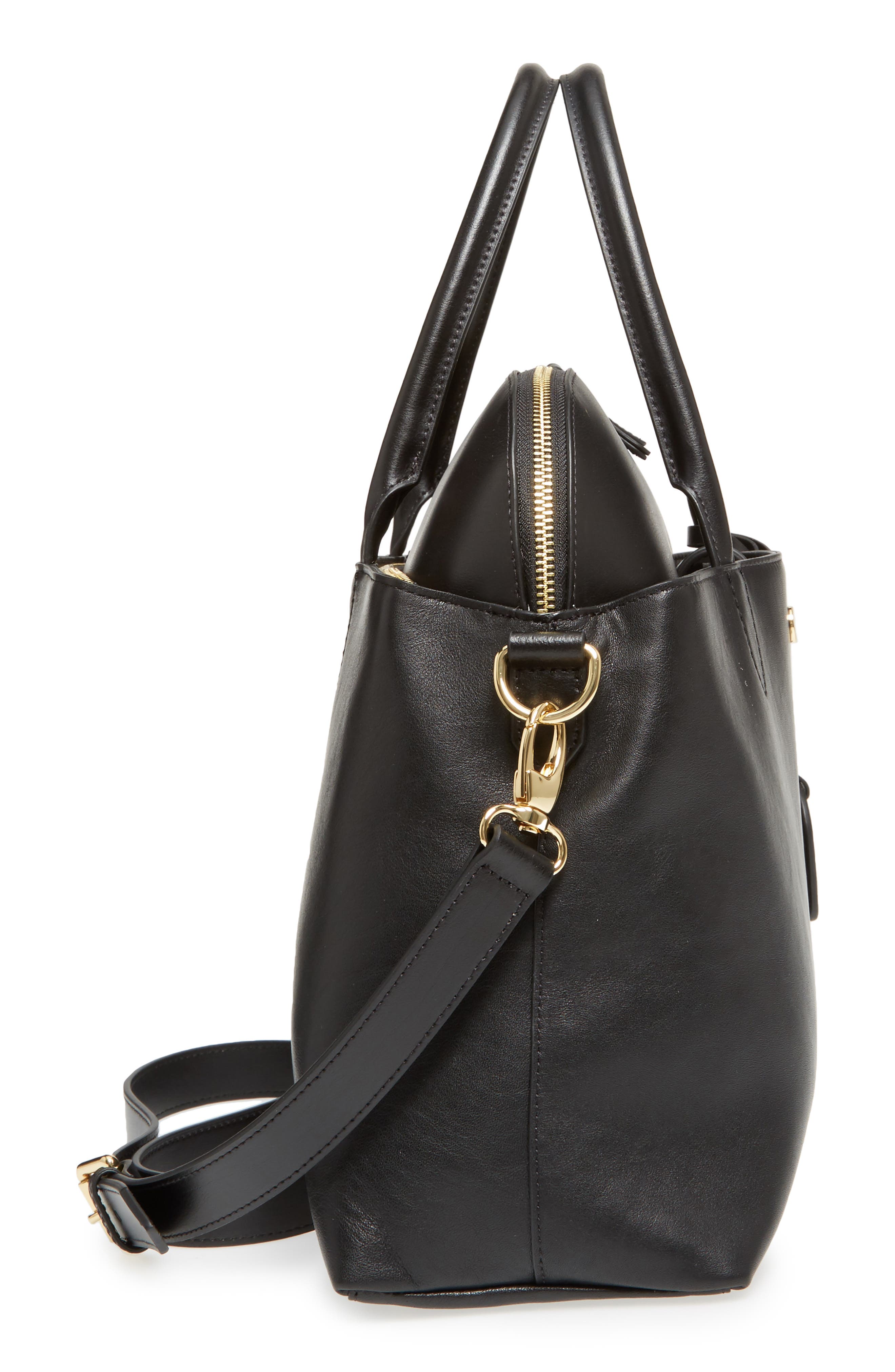 LODIS Los Angeles Dominica Under Lock & Key RFID Leather Briefcase, Alternate, color, 