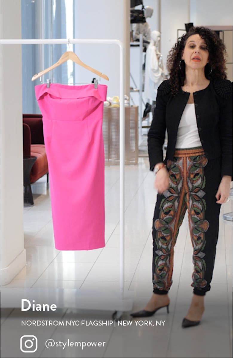 Georgia Strapless Cocktail Dress, sales video thumbnail