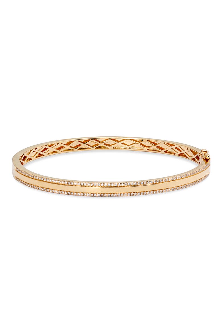 Kiera Diamond Bangle (Nordstrom Exclusive), Main, color, YELLOW GOLD/ DIAMOND