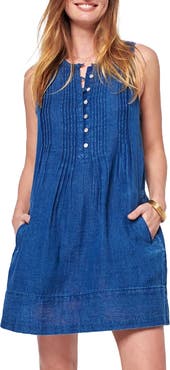 Faherty Isha Sleeveless Organic Cotton Dress