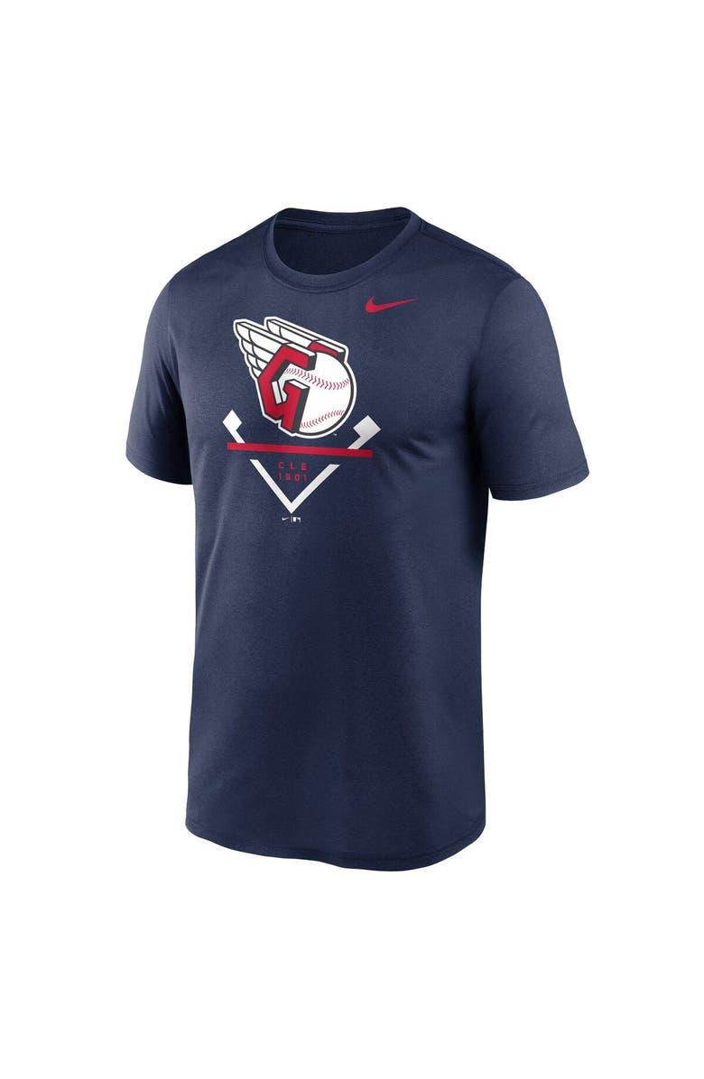 Nike Men's Nike Navy Cleveland Guardians Icon Legend T-Shirt, Alternate, color,