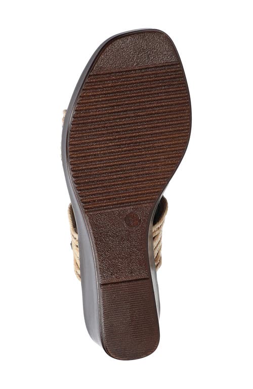 EASY STREET EASY STREET SELVA PLATFORM WEDGE SLIDE SANDAL