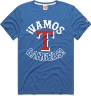 Homage Men's Homage  Royal Texas Rangers Vamos Tri-Blend T-Shirt