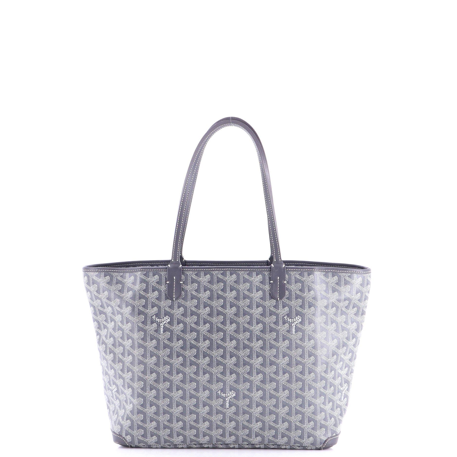 Pre-Owned Goyard Artois Tote Coated Canvas PM, Alternate, color, Gray