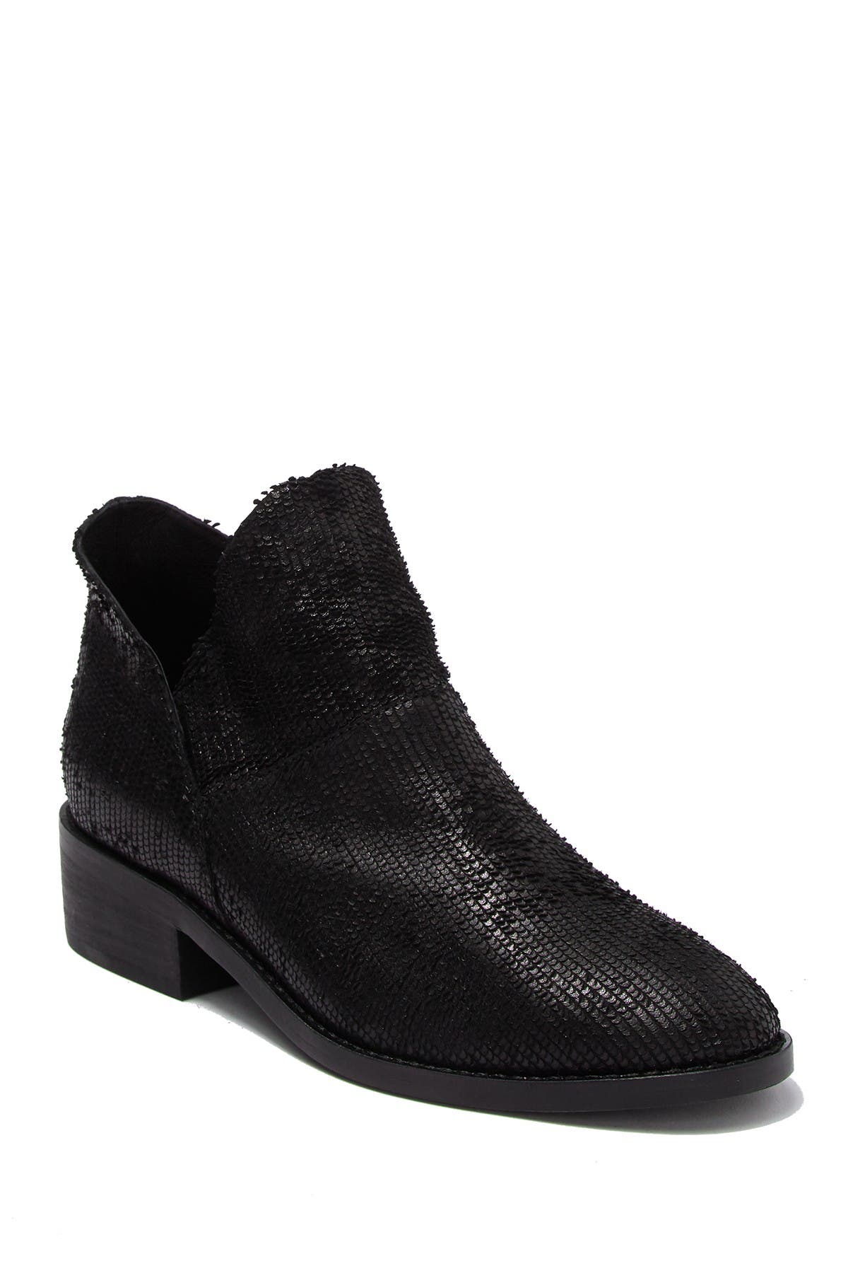 Eileen Fisher Leaf Textured Western Bootie (Women) | Nordstromrack
