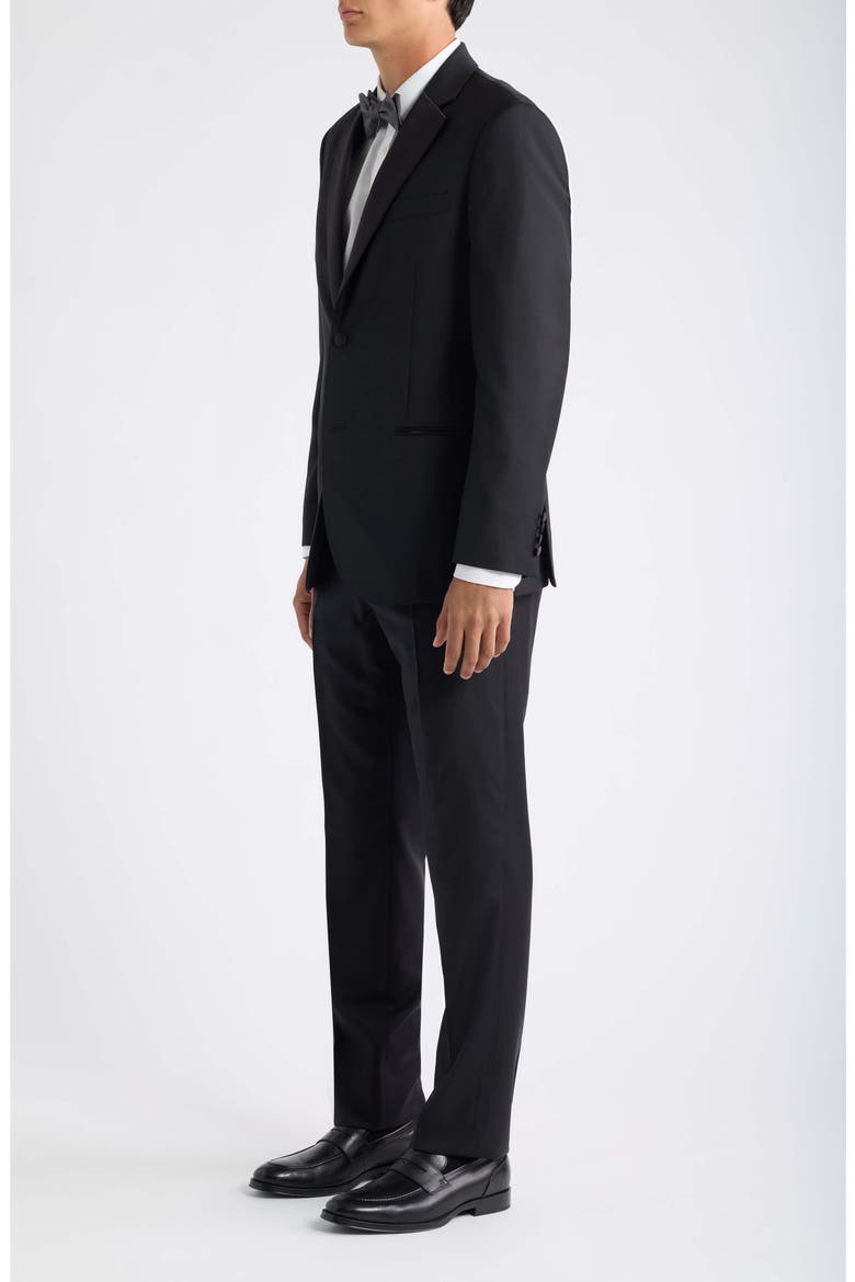 Henrik Virgin Wool Tuxedo, Alternate, color, BLACK
