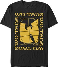 Wu-Tang Clan Men's Wu-Tang Clan Framed Globe Logo Graphic T-Shirt