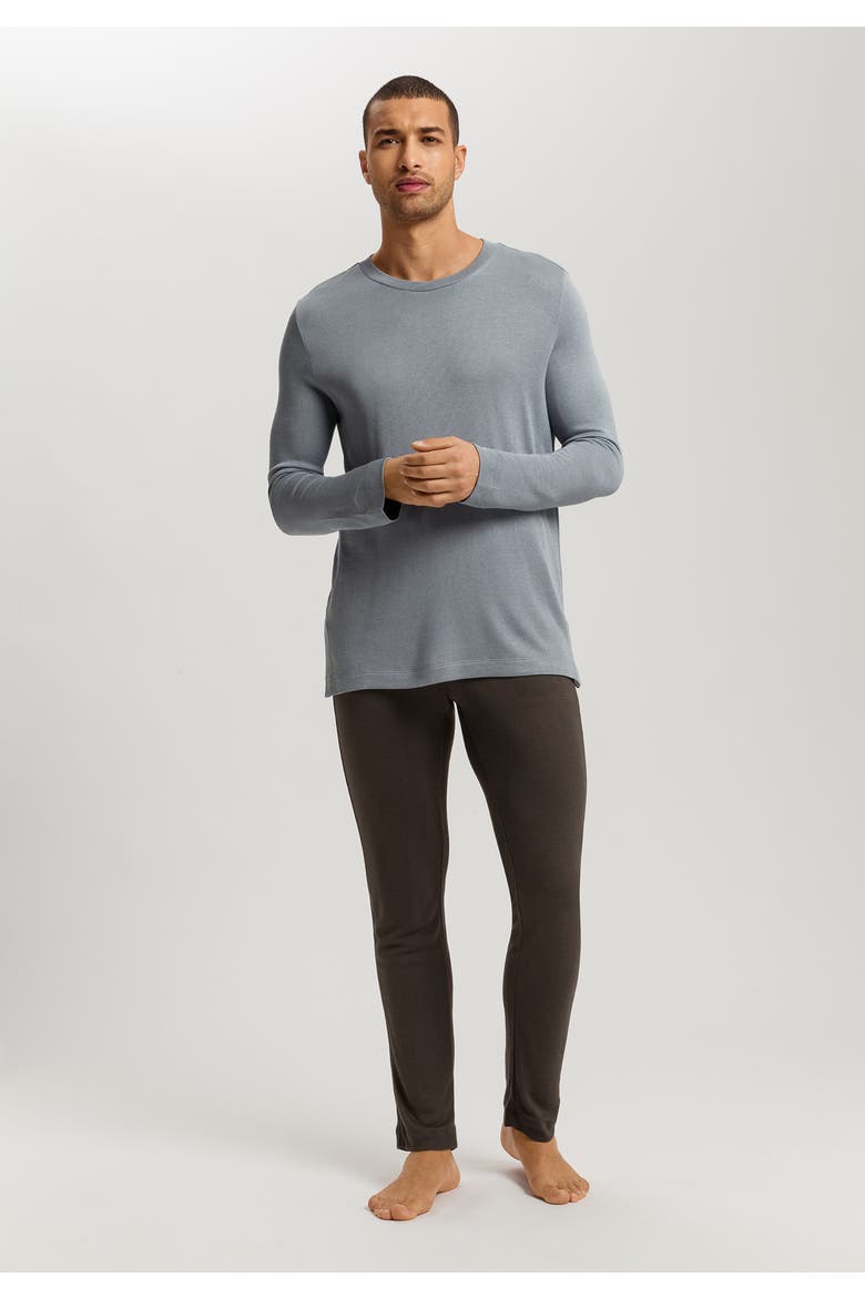 Woolen Comfort Tencel And Cashmere Pants, Alternate, color, Earthy Ink
