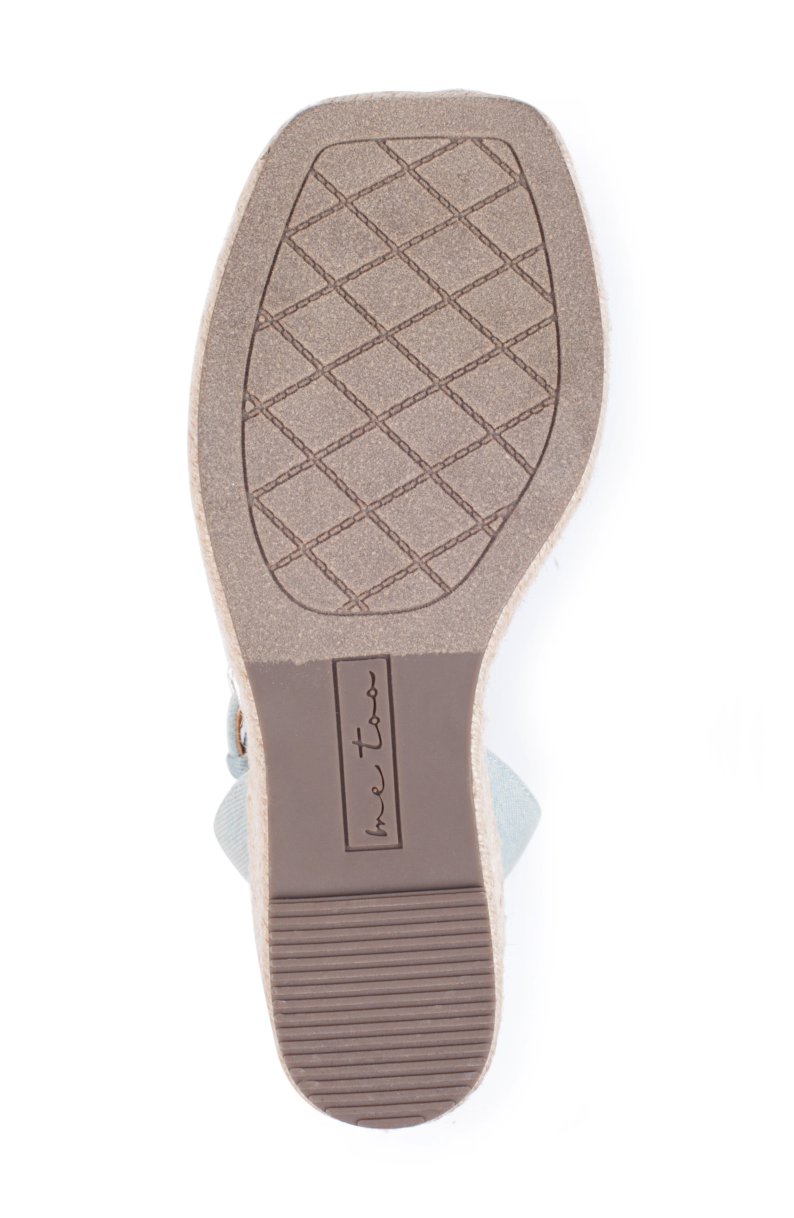 Me Too Whitley Platform Wedge Espadrille Sandal, Alternate, color, Light Blue