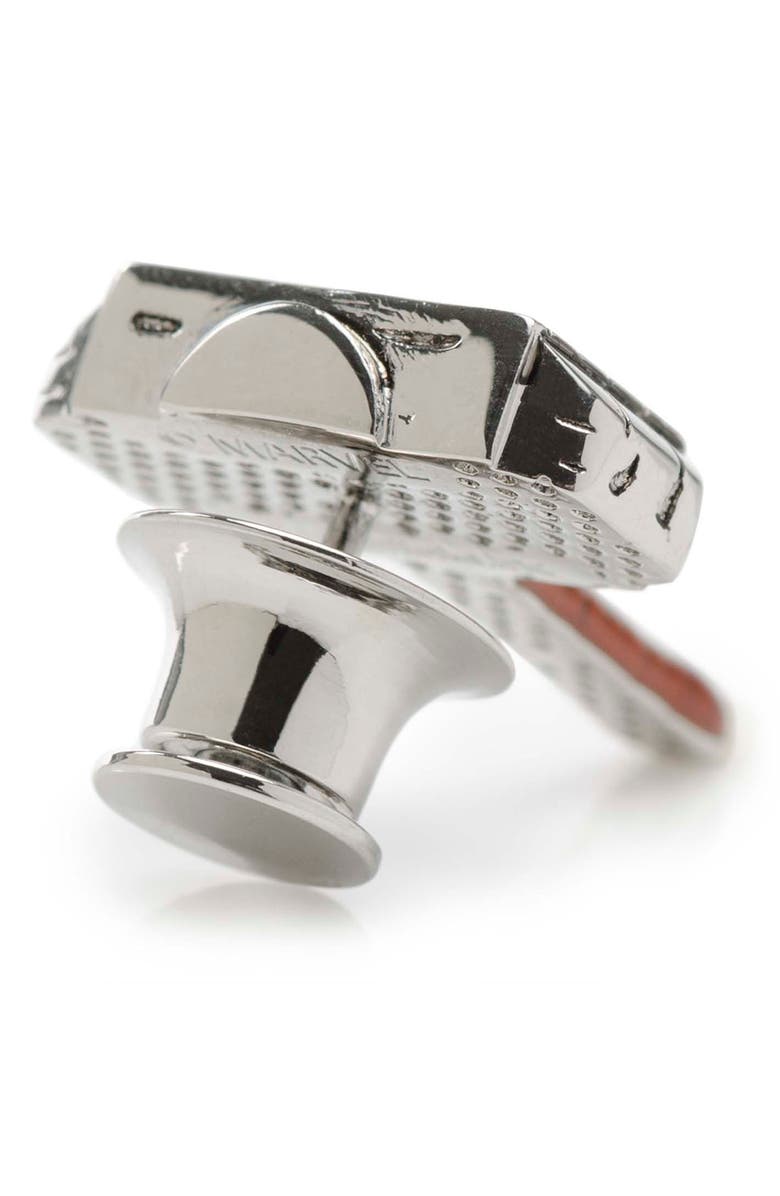 Cufflinks, Inc. 3D Thor Hammer Lapel Pin, Alternate, color, Silver