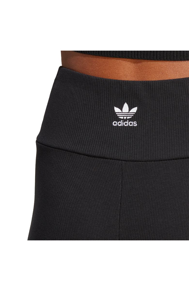adidas Adicolor High Waist Ribbed Shorts, Alternate, color, 