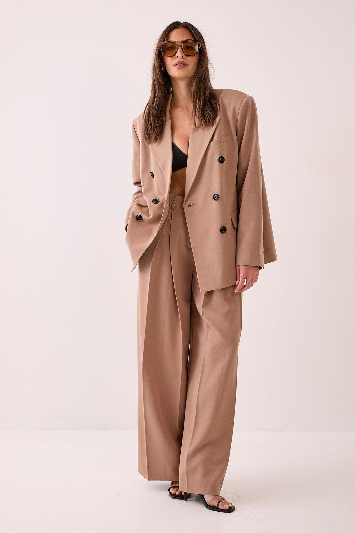 Double Breasted Oversized Blazer - image 4