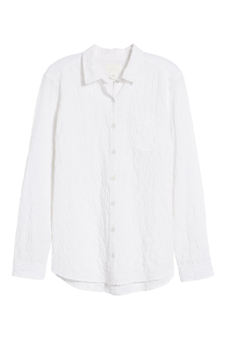 Button Up Shirt, Alternate, color, WHITE