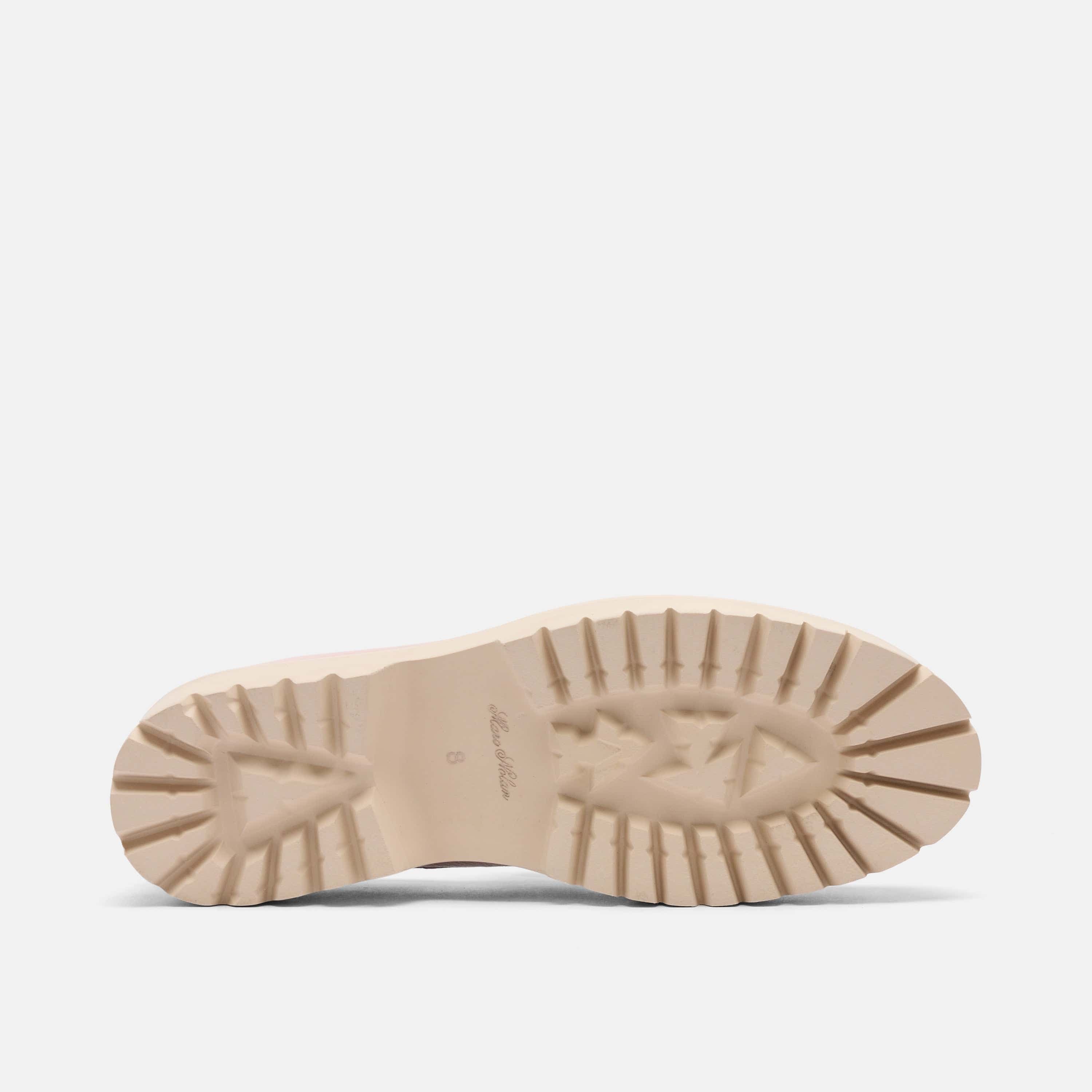 MARC NOLAN Ms. Adler Leather Lug Penny Loafers, Alternate, color, Pastel