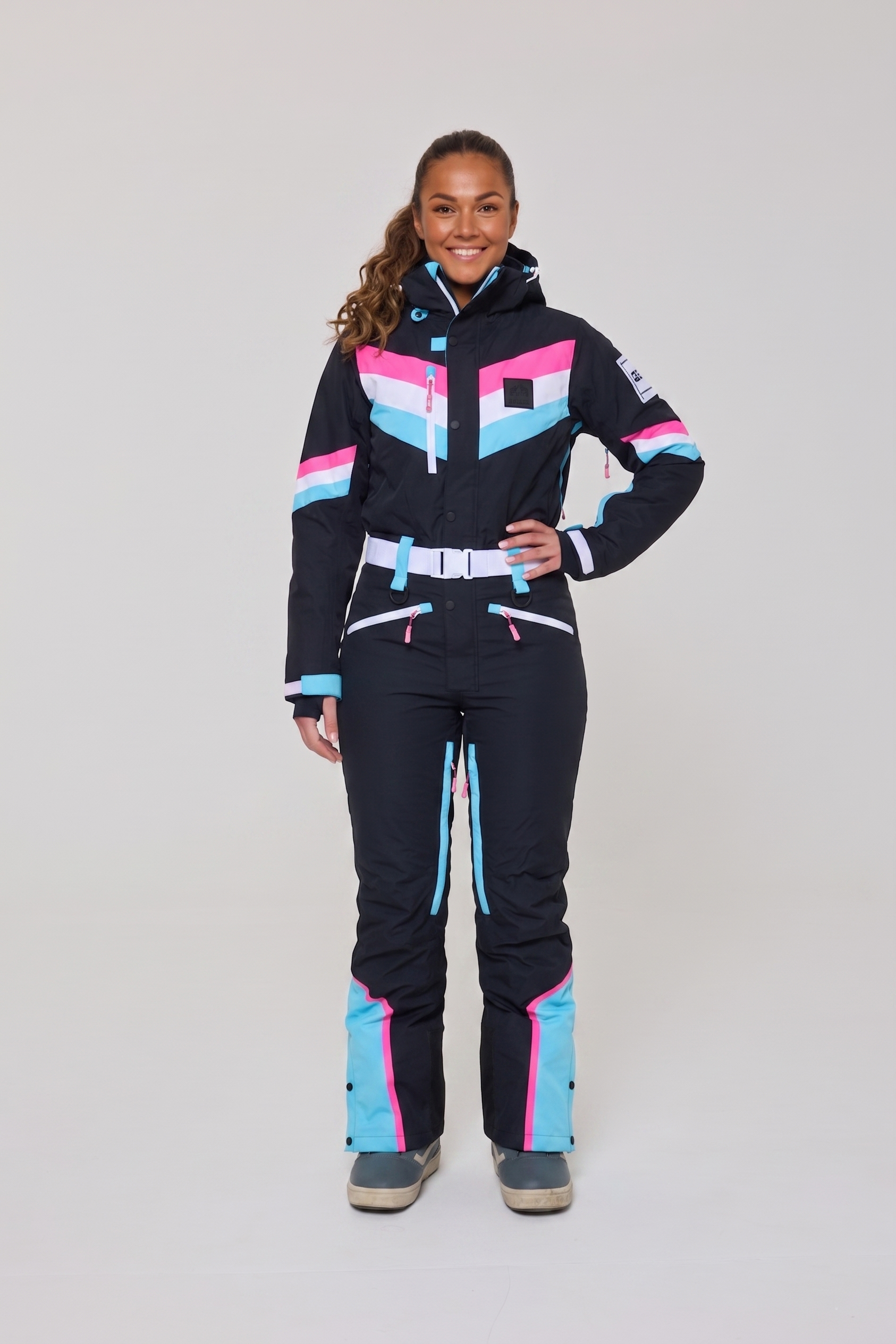 selected Black with neon pink