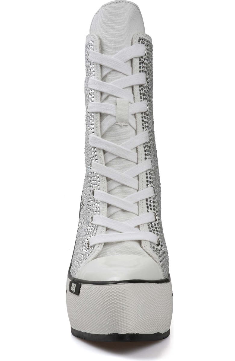 ZIGI Adiel Platform Bootie, Alternate, color, Off White Canvas