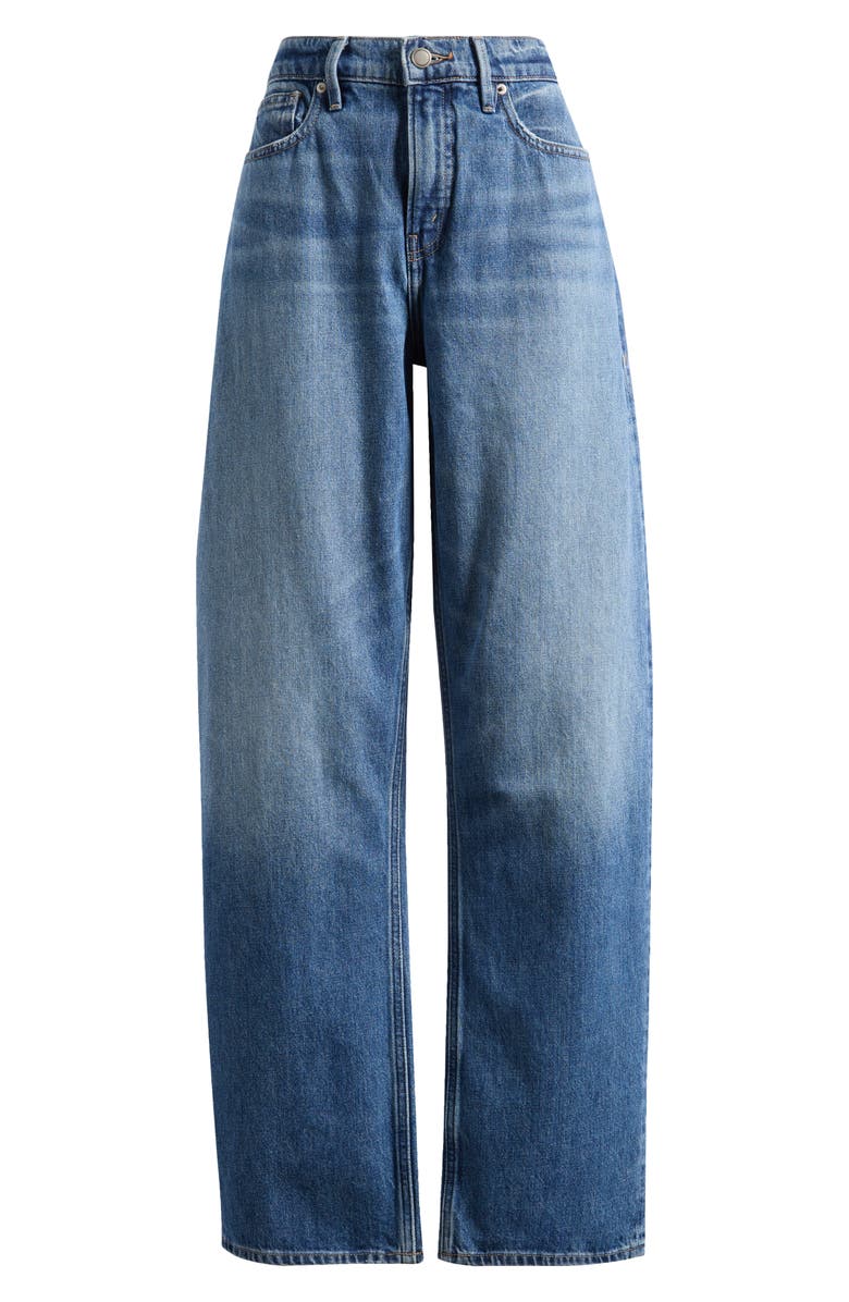 Good American Good Relaxed Barrel Jeans, Alternate, color,