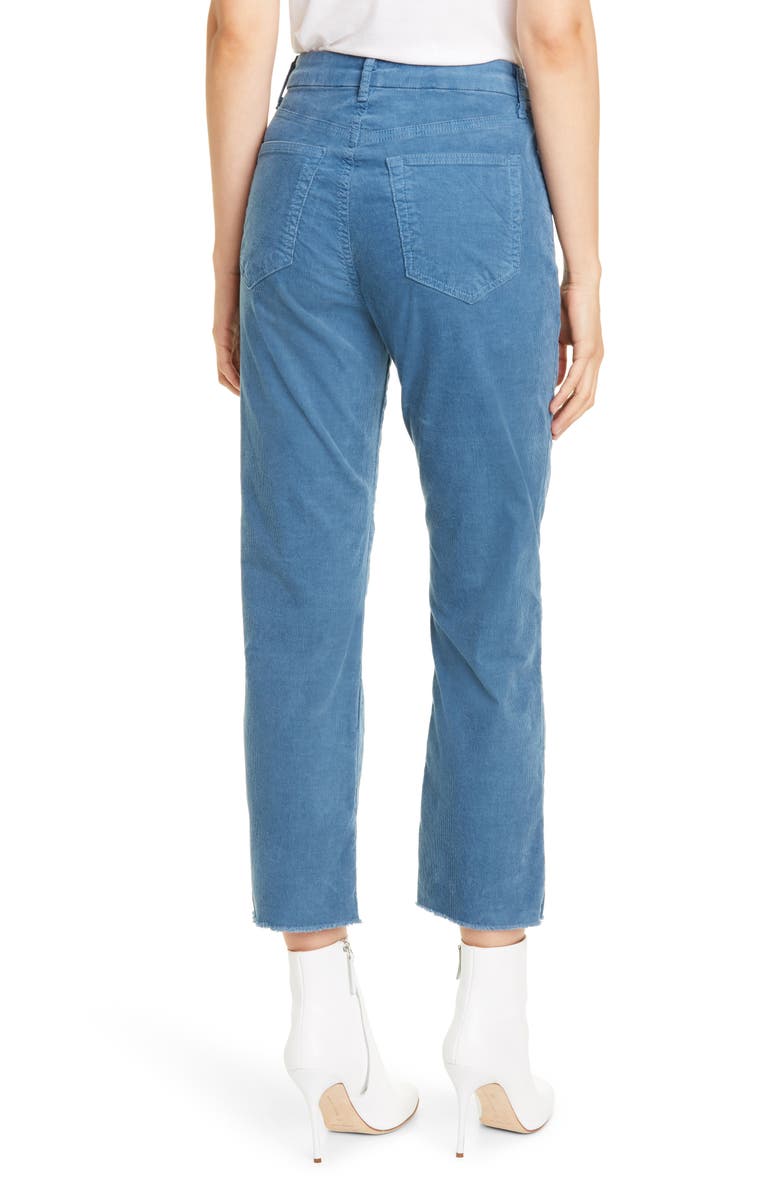 TRAVE Harper High Waist Ankle Corduroy Pants, Alternate, color, 