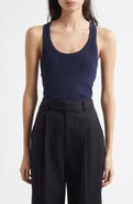 A.L.C. Iris Racerback Cotton Blend Tank