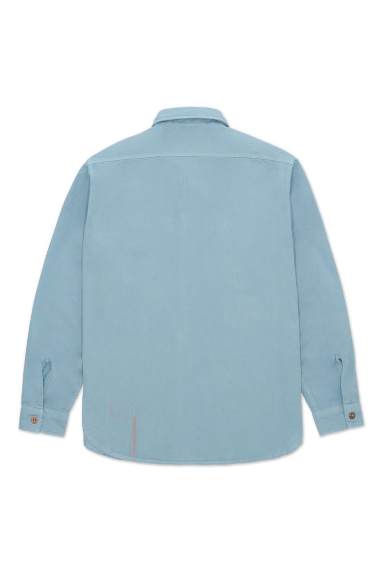CPO Cotton Overshirt, Alternate, color, SKY