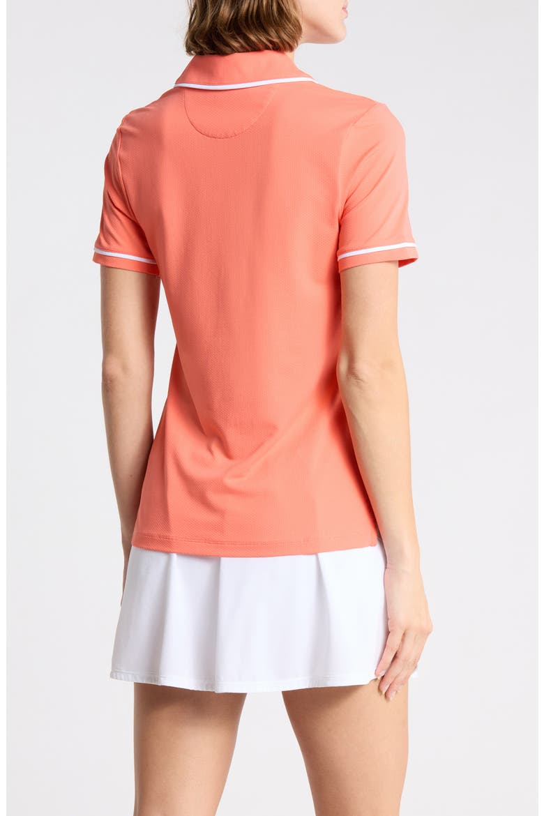 Veronica Performance Polo, Alternate, color, CORAL QUARTZ