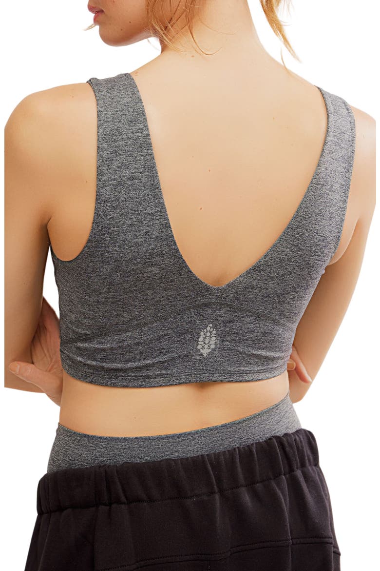 FP Movement Never Better Heather Crop Top, Alternate, color, BLACK HEATHER