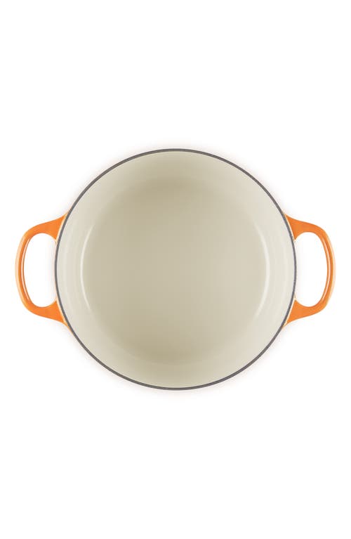 Le Creuset Signature 4.5-quart Round Enamel Cast Iron Dutch Oven In Orange