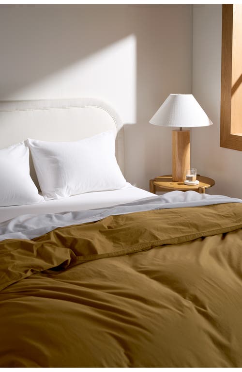 Parachute Soft Luxe Organic Cotton Sateen Sheet Set In White