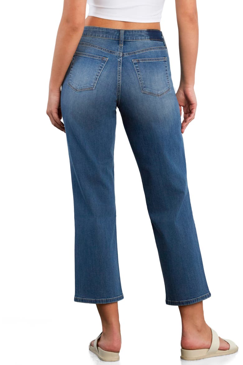 Ankle Straight Leg Jeans, Alternate, color, ATLAS BLUE