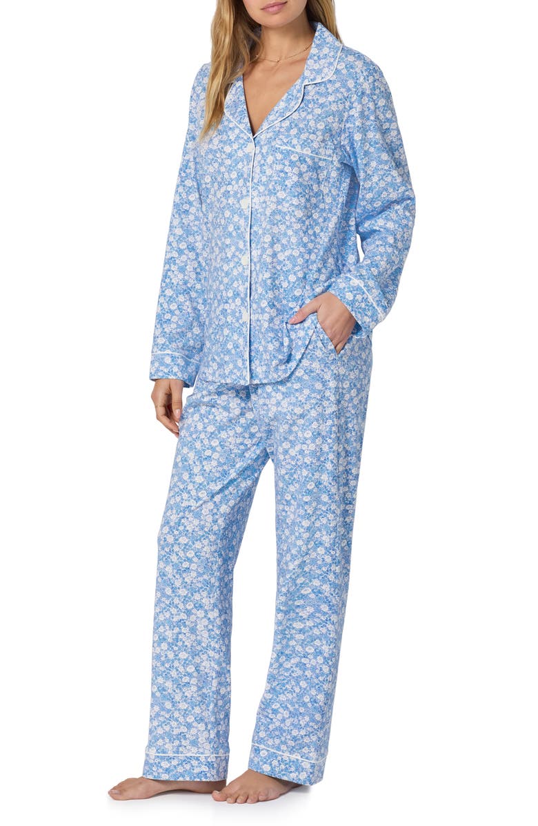 BedHead Pajamas Stretch Cotton Jersey Pajamas, Alternate, color, Something Blue