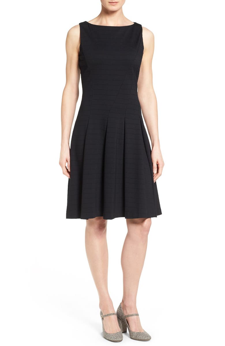 Halogen<sup>®</sup> Ponte Fit & Flare Dress, Main, color, 