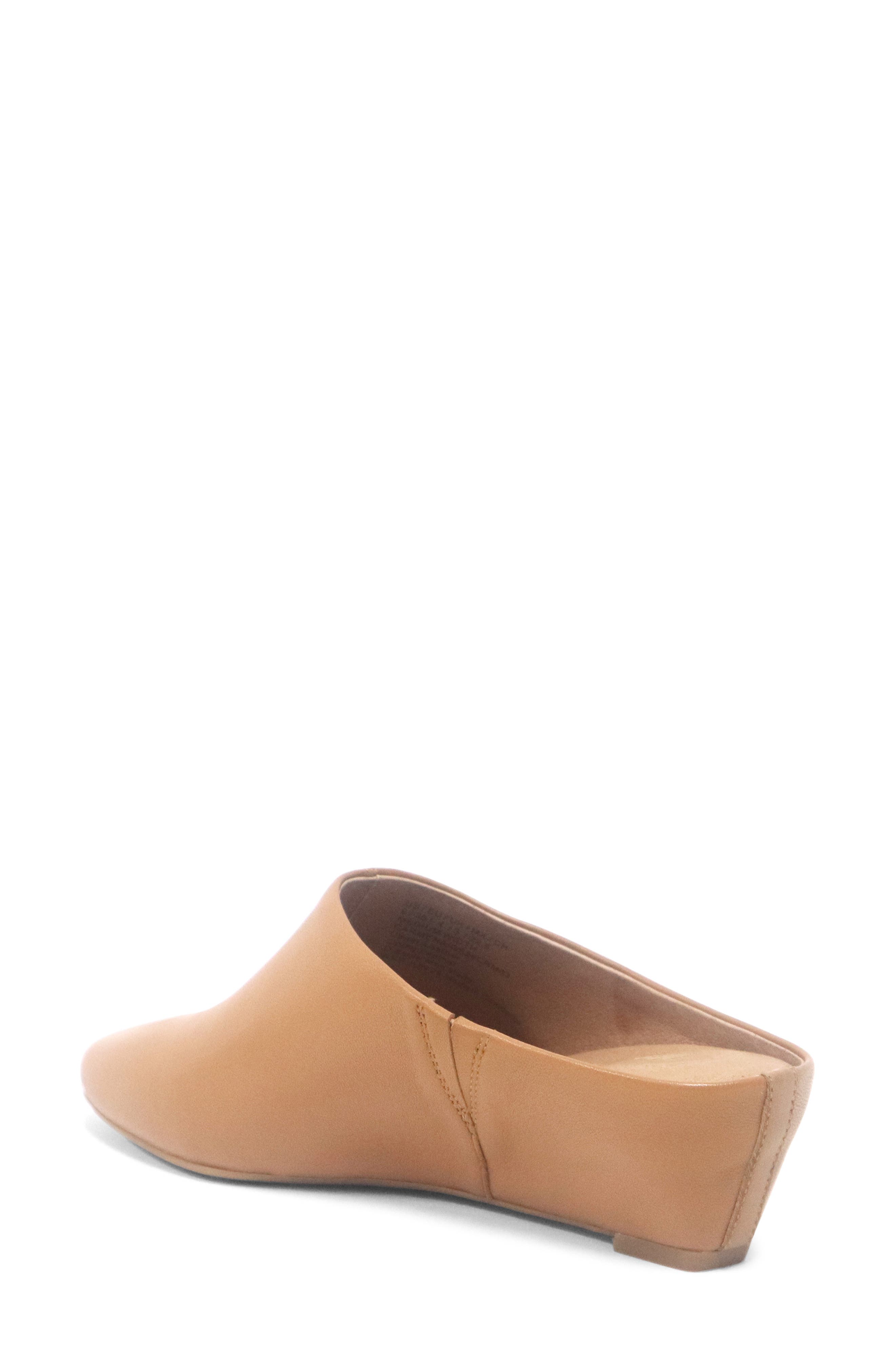Carmena Wedge Mule, Alternate, color, CAMEL LEATHER