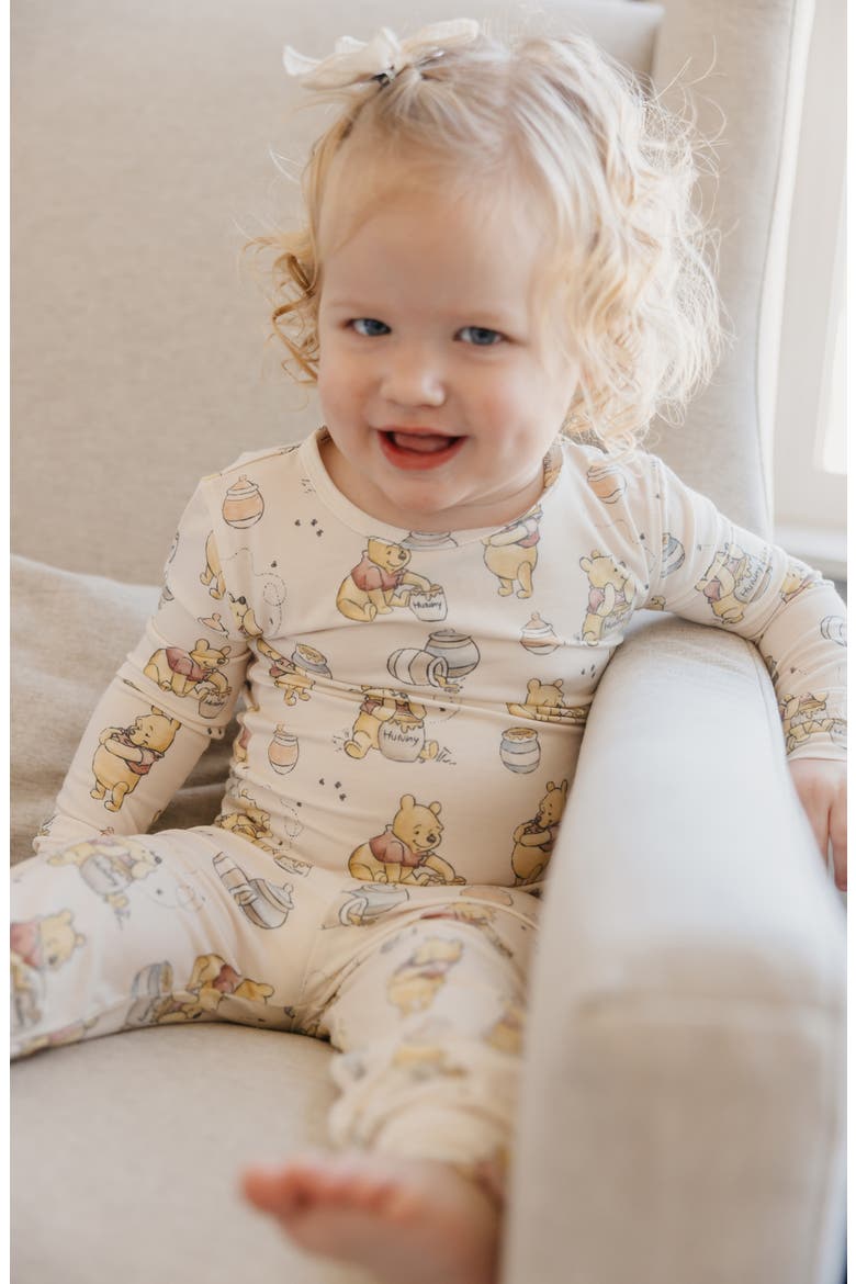 Hunny Winnie the Pooh Fitted Two-Piece Pajamas, Alternate, color, HUNNY