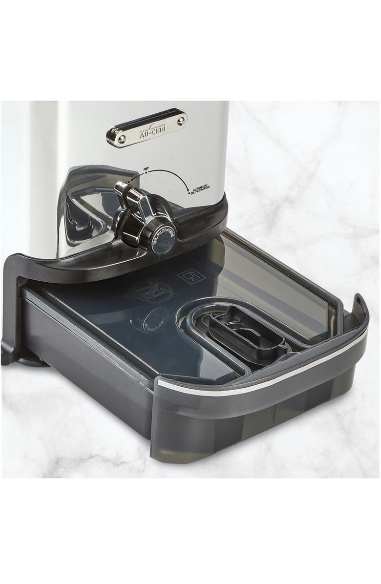 All-Clad EZ Clean Pro 3.5-Liter Deep Fryer, Alternate, color, Silver